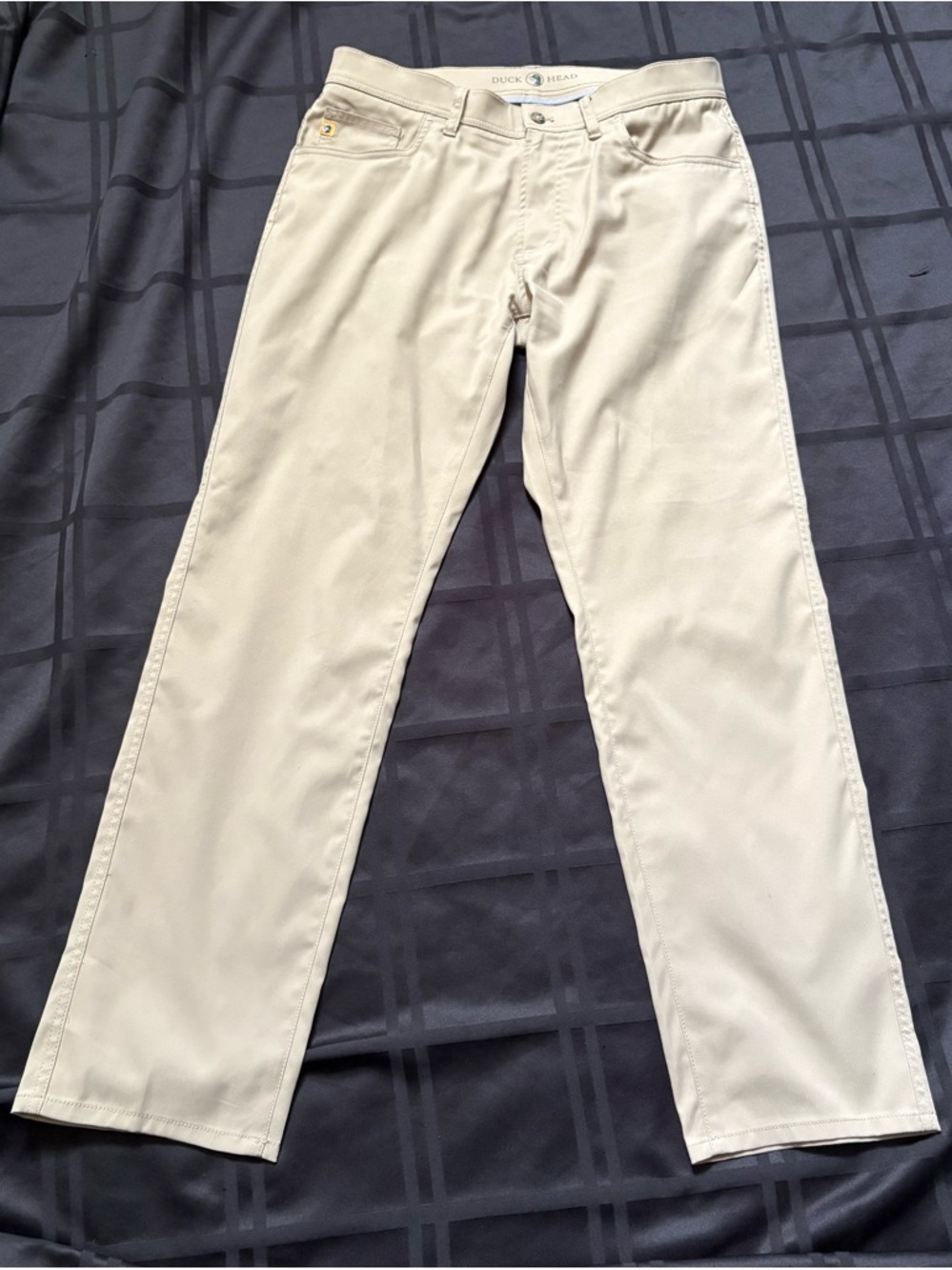 Duck Head Performance Pants 34x30 Khaki Stretch Lightweight Golf